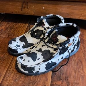NWOT Twisted X Cowprint boots